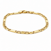 Bracciale - 18 carati Oro giallo - Made in Italy - Handmade