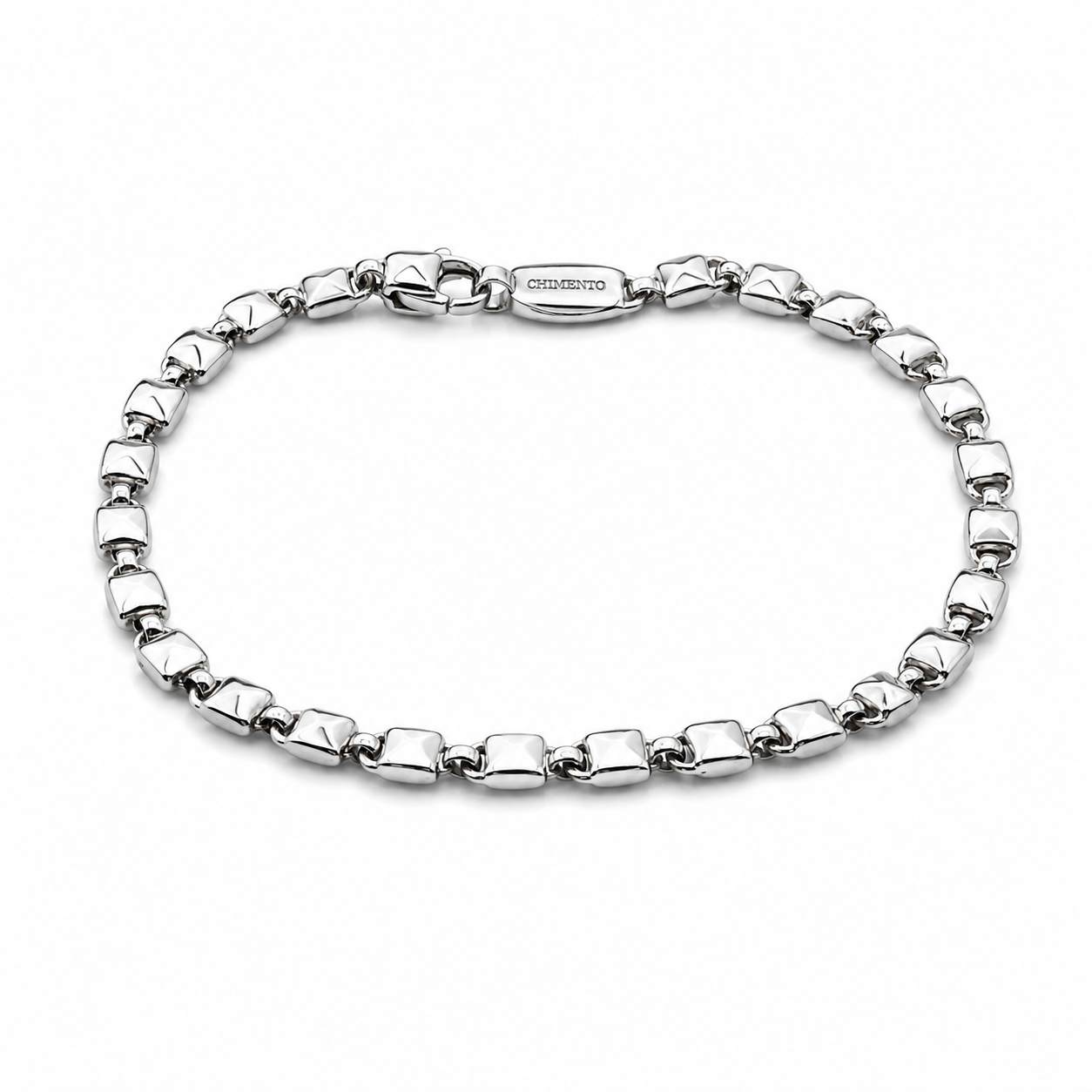 Bracciale - 18 carati Oro bianco - Made in Italy - Handmade
