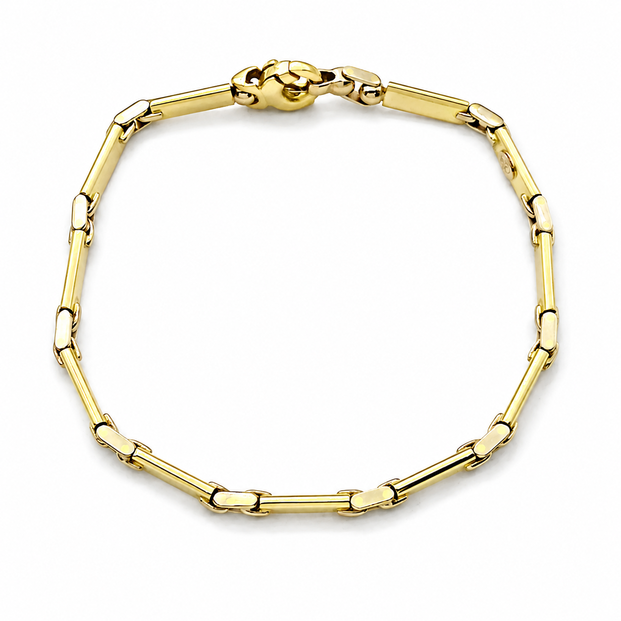 Bracciale - 18 carati Oro giallo, Oro bianco - Made in Italy - Handmade