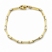 Bracciale - 18 carati Oro giallo, Oro bianco - Made in Italy - Handmade