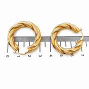 Orecchini - 18 carati Oro giallo - Made in Italy - Handmade