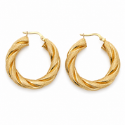 Orecchini - 18 carati Oro giallo - Made in Italy - Handmade