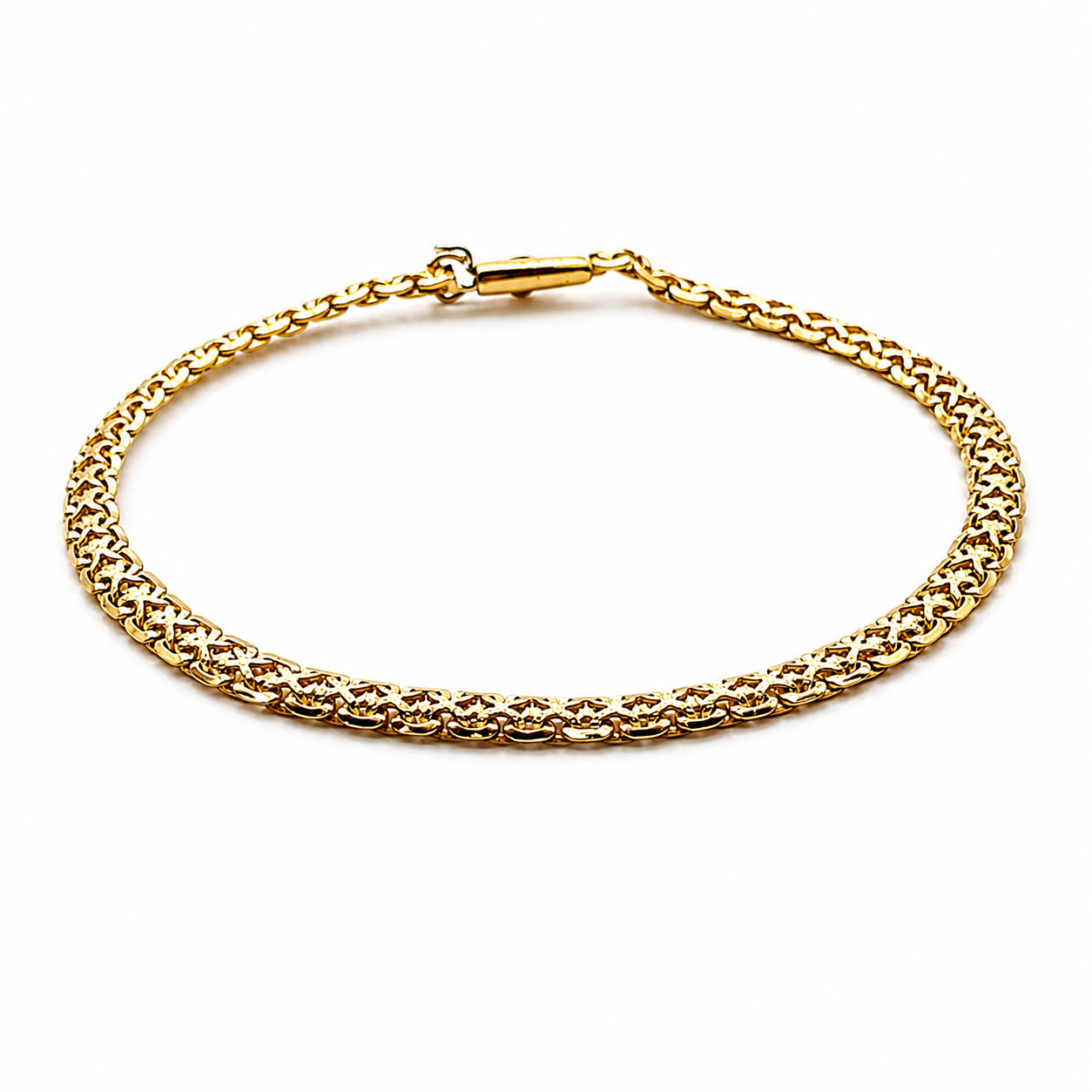 Bracciale - 18 carati Oro giallo, Oro bianco - Made in Italy - Handmade