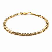 Bracciale - 18 carati Oro giallo, Oro bianco - Made in Italy - Handmade