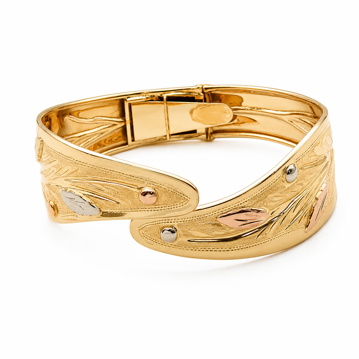 Bracciale - 18 carati Oro giallo, Oro rosa, Oro bianco - Made in Italy - HandMade