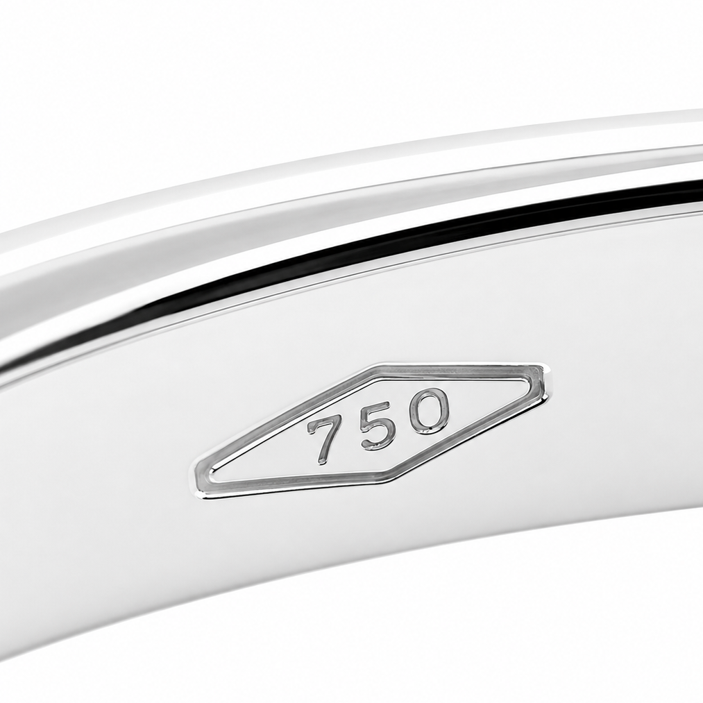 Anello - 18 carati Oro bianco - 0.18ct. tw. Diamante (Naturale) - Made in Italy - Handmade