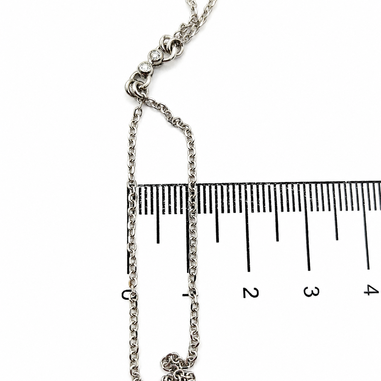 Bracciale - 18 carati Oro bianco - 0.02ct. tw. Diamante (Naturale) - Made in Italy - Handmade
