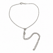 Bracciale - 18 carati Oro bianco - 0.02ct. tw. Diamante (Naturale) - Made in Italy - Handmade