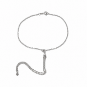 Bracciale - 18 carati Oro bianco - 0.02ct. tw. Diamante (Naturale) - Made in Italy - Handmade