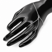 Bracciale - 18 carati Oro bianco - 0.02ct. tw. Diamante (Naturale) - Made in Italy - Handmade