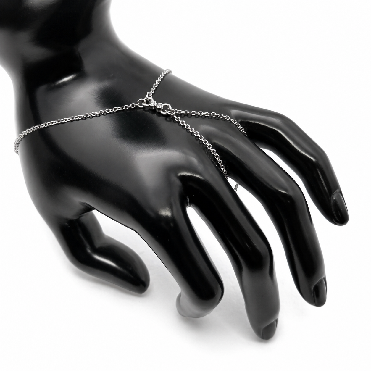 Bracciale - 18 carati Oro bianco - 0.02ct. tw. Diamante (Naturale) - Made in Italy - Handmade