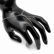 Bracciale - 18 carati Oro bianco - 0.02ct. tw. Diamante (Naturale) - Made in Italy - Handmade