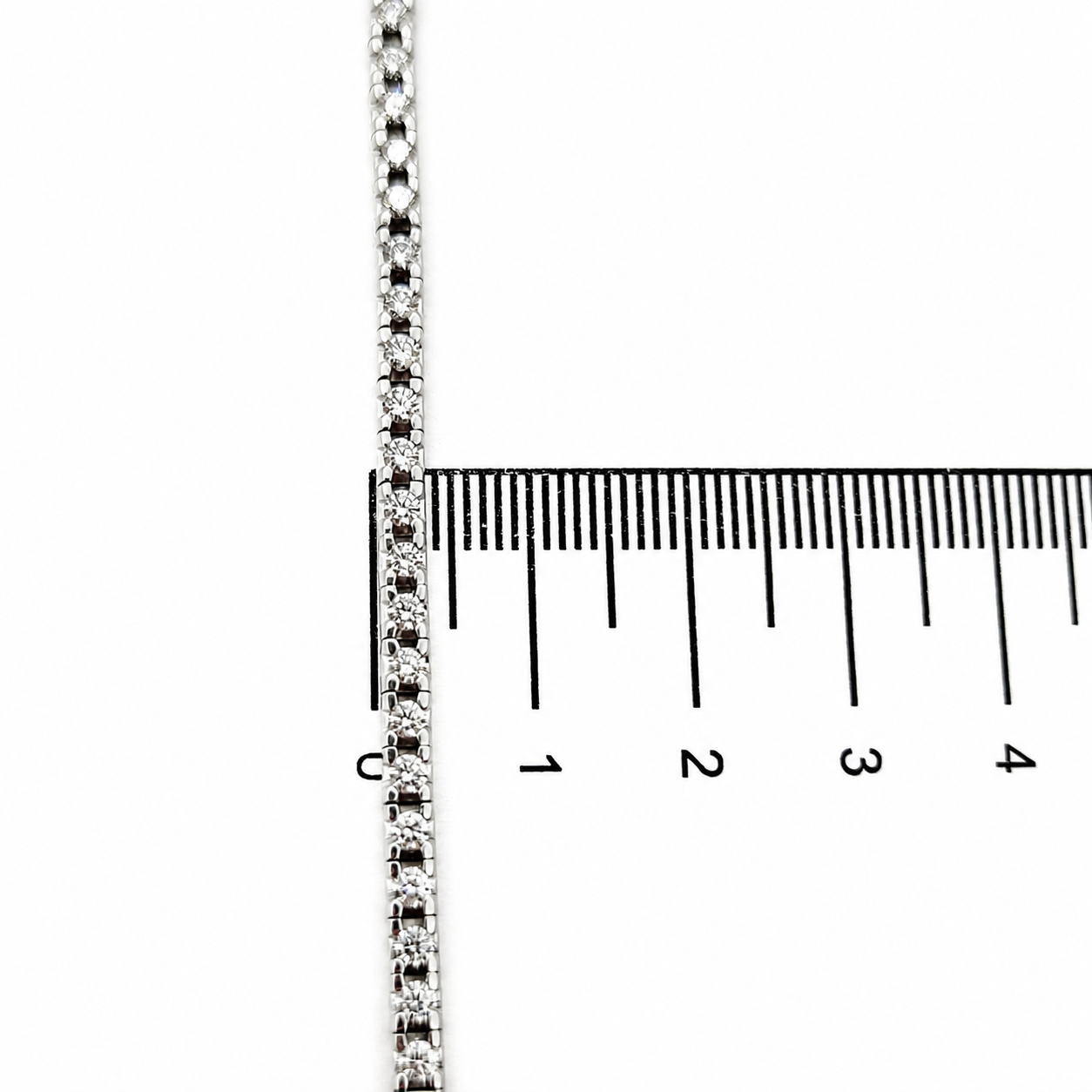 Bracciale - 18 carati Oro bianco - 2.52ct. tw. Diamante (Naturale) - Made in Italy - Handmade
