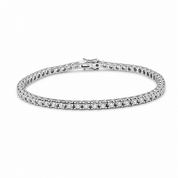 Bracciale - 18 carati Oro bianco - 2.52ct. tw. Diamante (Naturale) - Made in Italy - Handmade