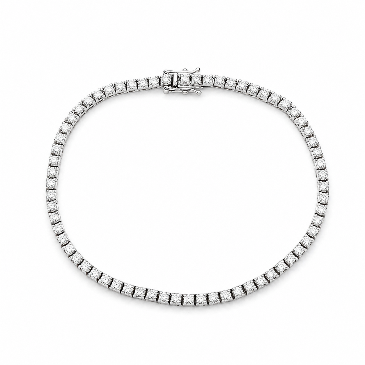 Bracciale - 18 carati Oro bianco - 2.64ct. tw. Diamante (Naturale) - Made in Italy - Handmade