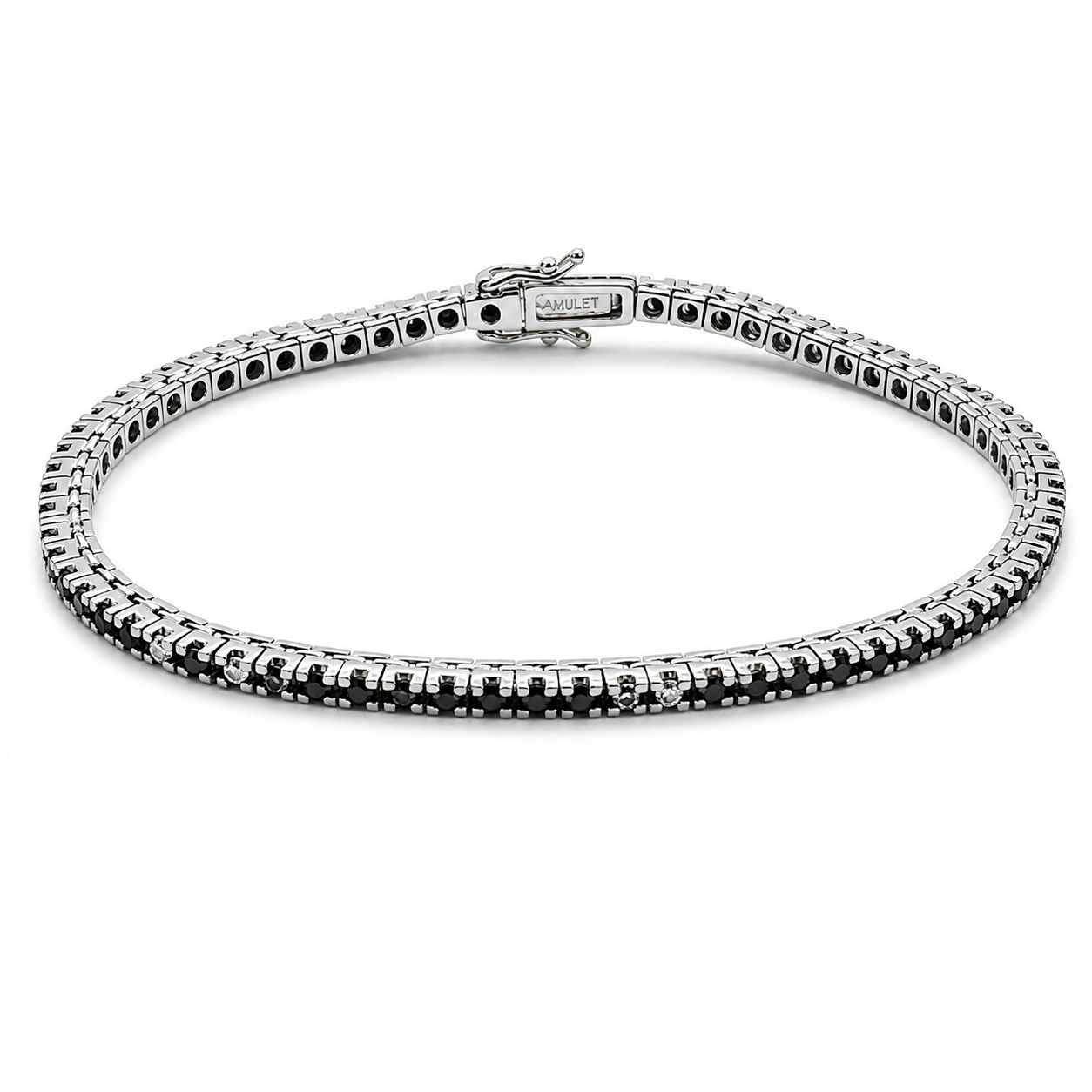 Bracciale - 18 carati Oro bianco- 1.80ct. tw. Diamante (Naturale) - Made in Italy