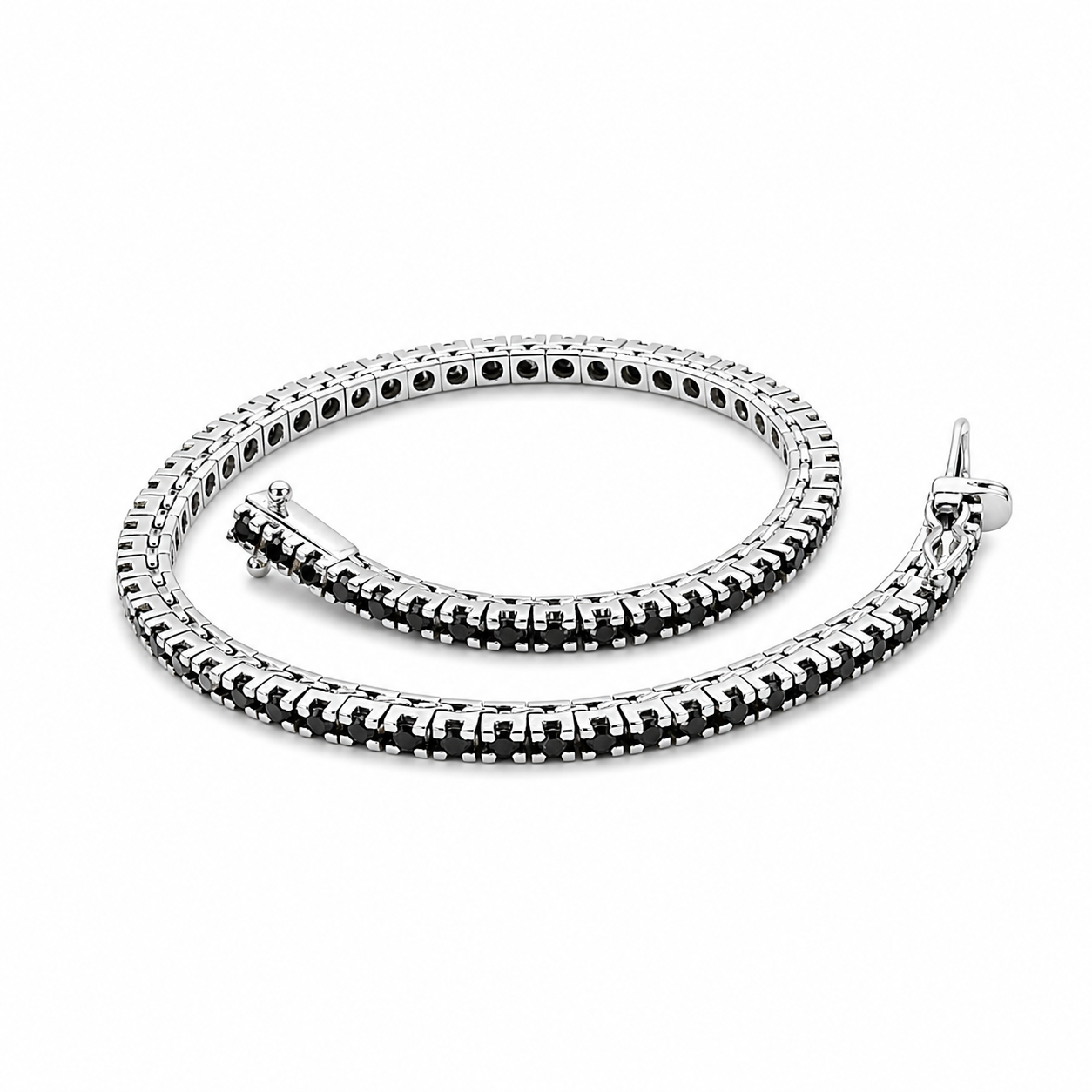 Bracciale - 18 carati Oro bianco- 1.80ct. tw. Diamante (Naturale) - Made in Italy