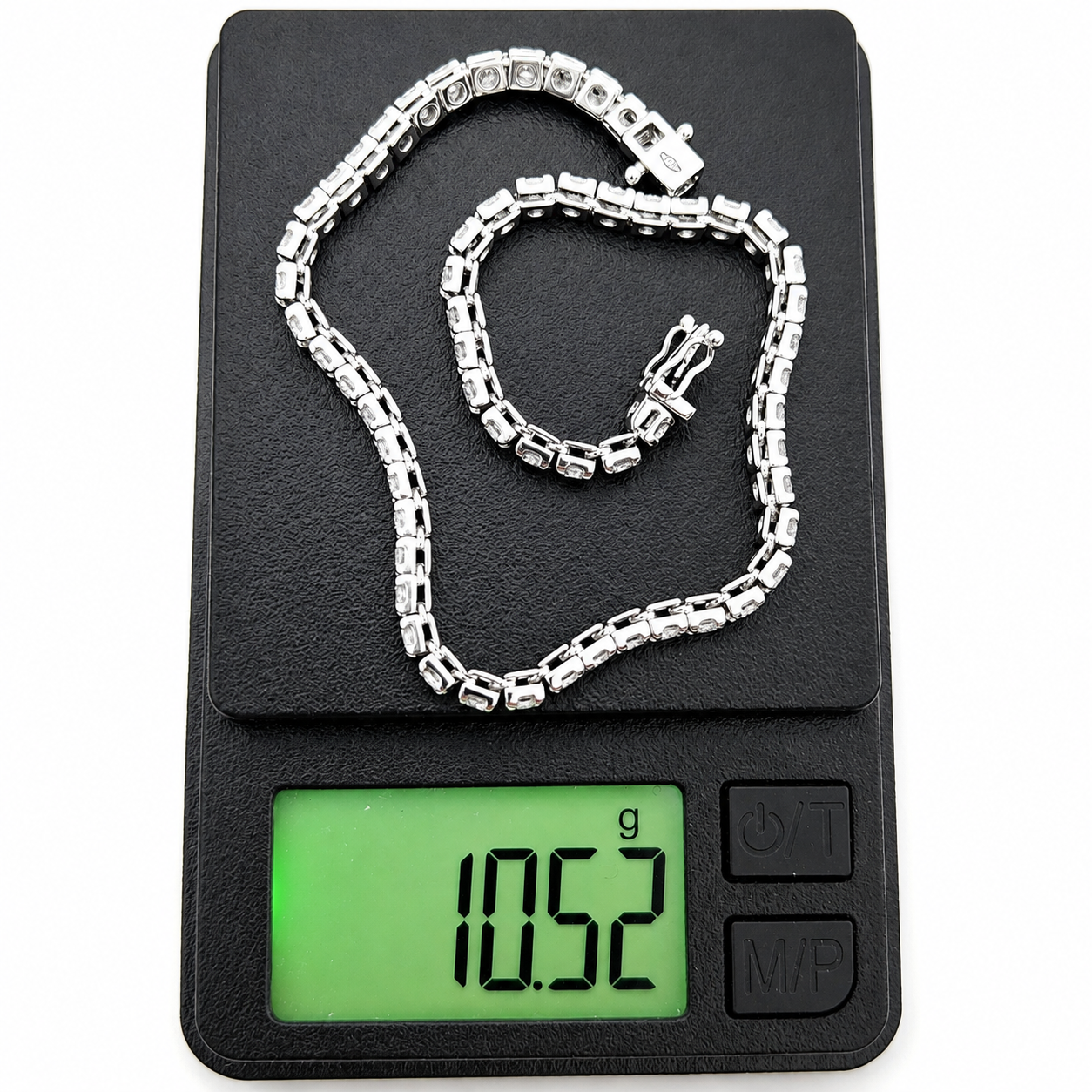 Bracciale - 18 carati Oro bianco - 3.10ct. tw. Diamante (Naturale) - Made in Italy - Handmade