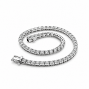 Bracciale - 18 carati Oro bianco - 3.10ct. tw. Diamante (Naturale) - Made in Italy - Handmade
