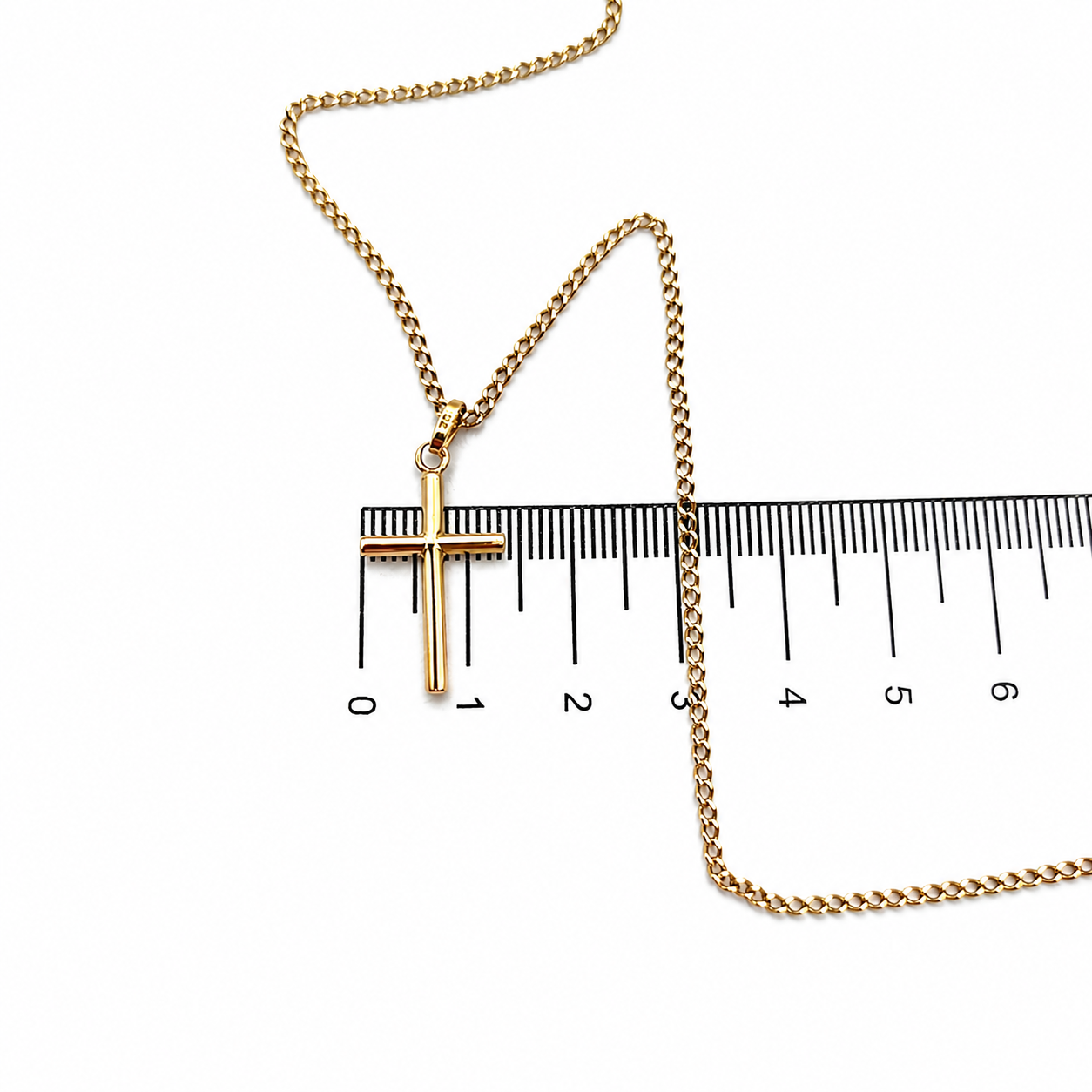 Collana con ciondolo - 18 carati Oro giallo - Made in Italy - Handmade
