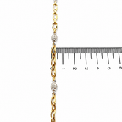 Bracciale - 18 carati Oro giallo, Oro bianco - Handmade - Made in Italy