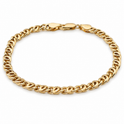 Bracciale - 18 carati Oro giallo - Handmade - Made in Italy