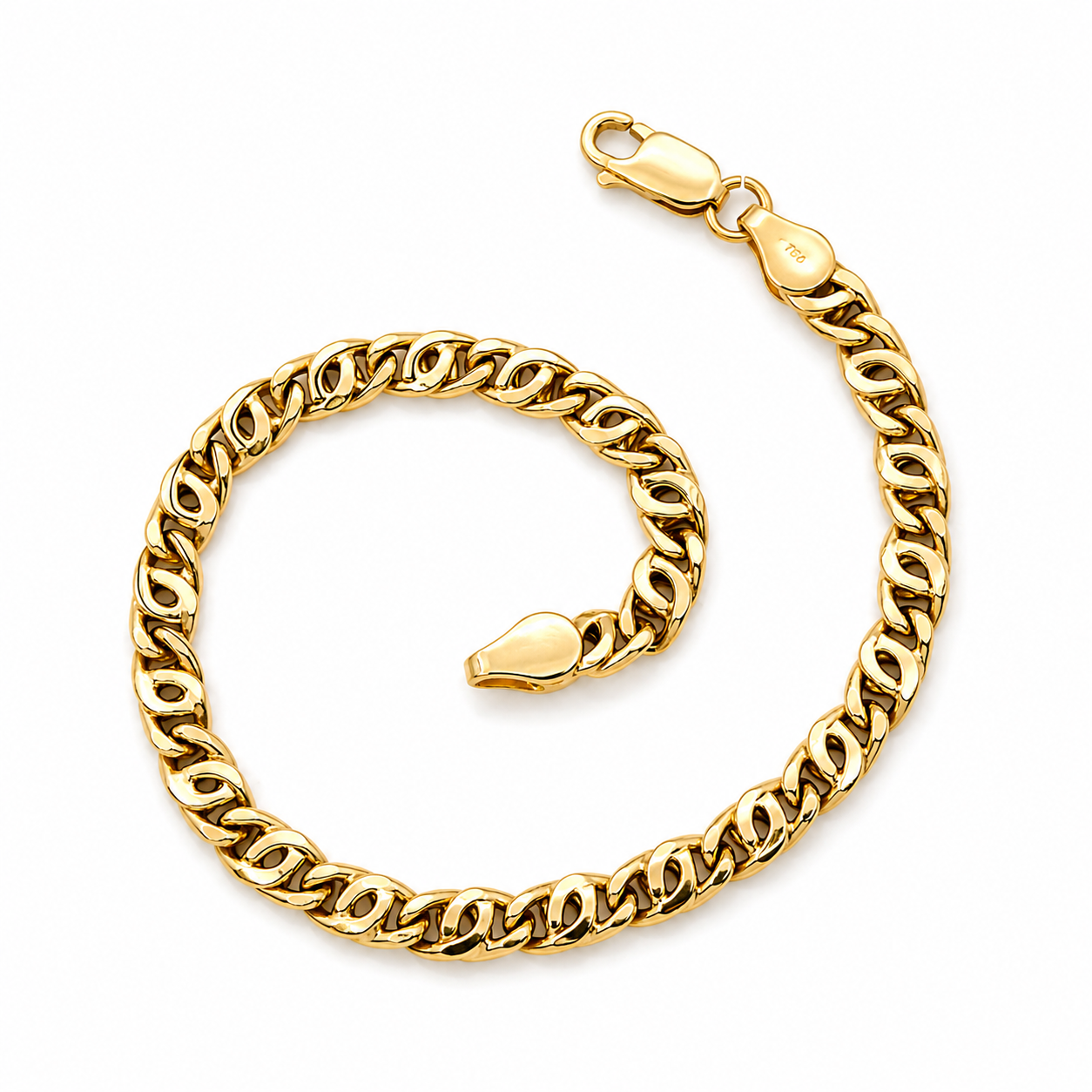 Bracciale - 18 carati Oro giallo - Handmade - Made in Italy