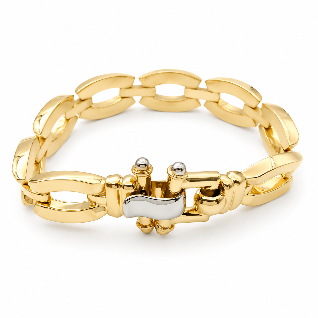 Bracciale - 18 carati Oro giallo, Oro bianco - Handmade - Made in Italy