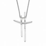 Collana con ciondolo - 18 carati Oro bianco - 0.24ct. tw. Diamante (Naturale) - Made in Italy - HandMade