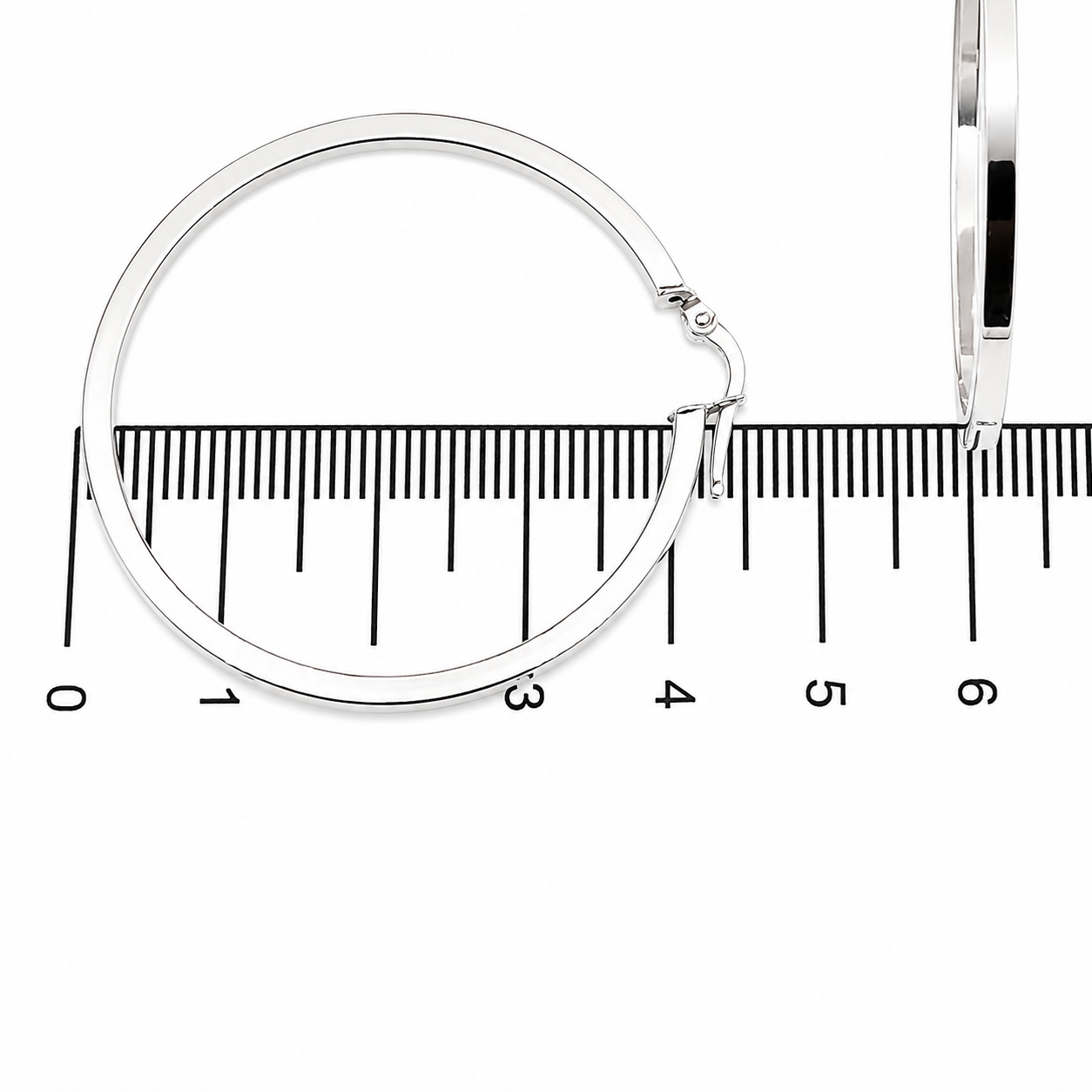 Orecchini - 18 carati Oro bianco - Made in Italy - Handmade