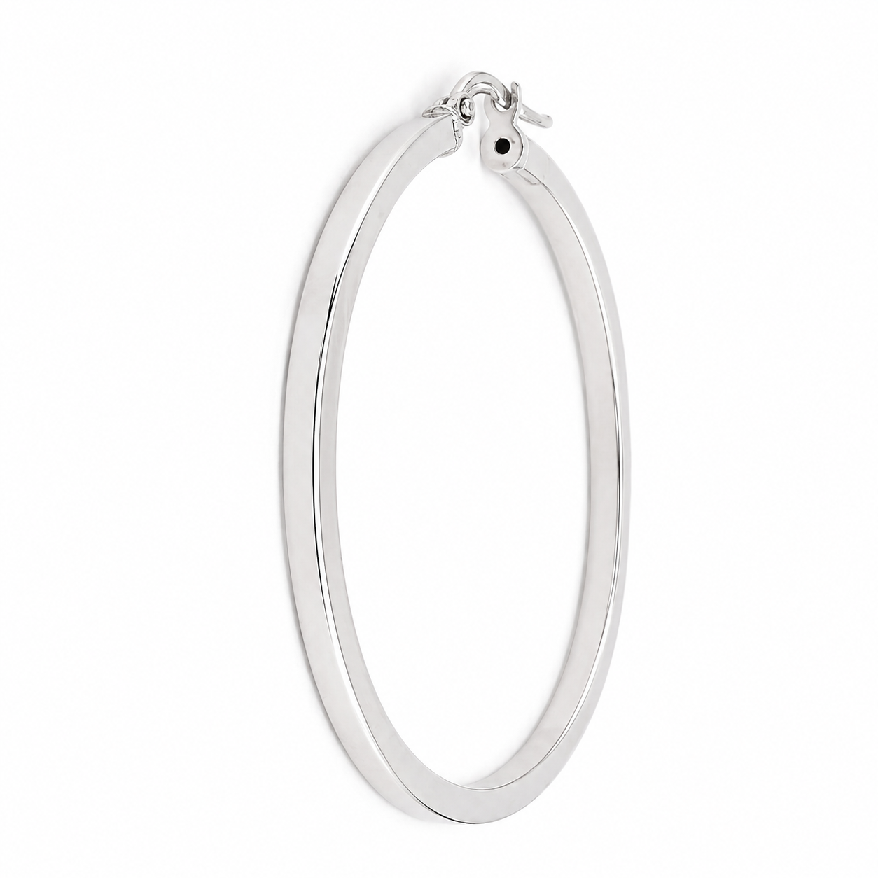 Orecchini - 18 carati Oro bianco - Made in Italy - Handmade