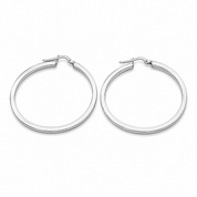Orecchini - 18 carati Oro bianco - Made in Italy - Handmade