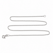 Collana - 18 carati Oro bianco - Made in Italy - Handmade