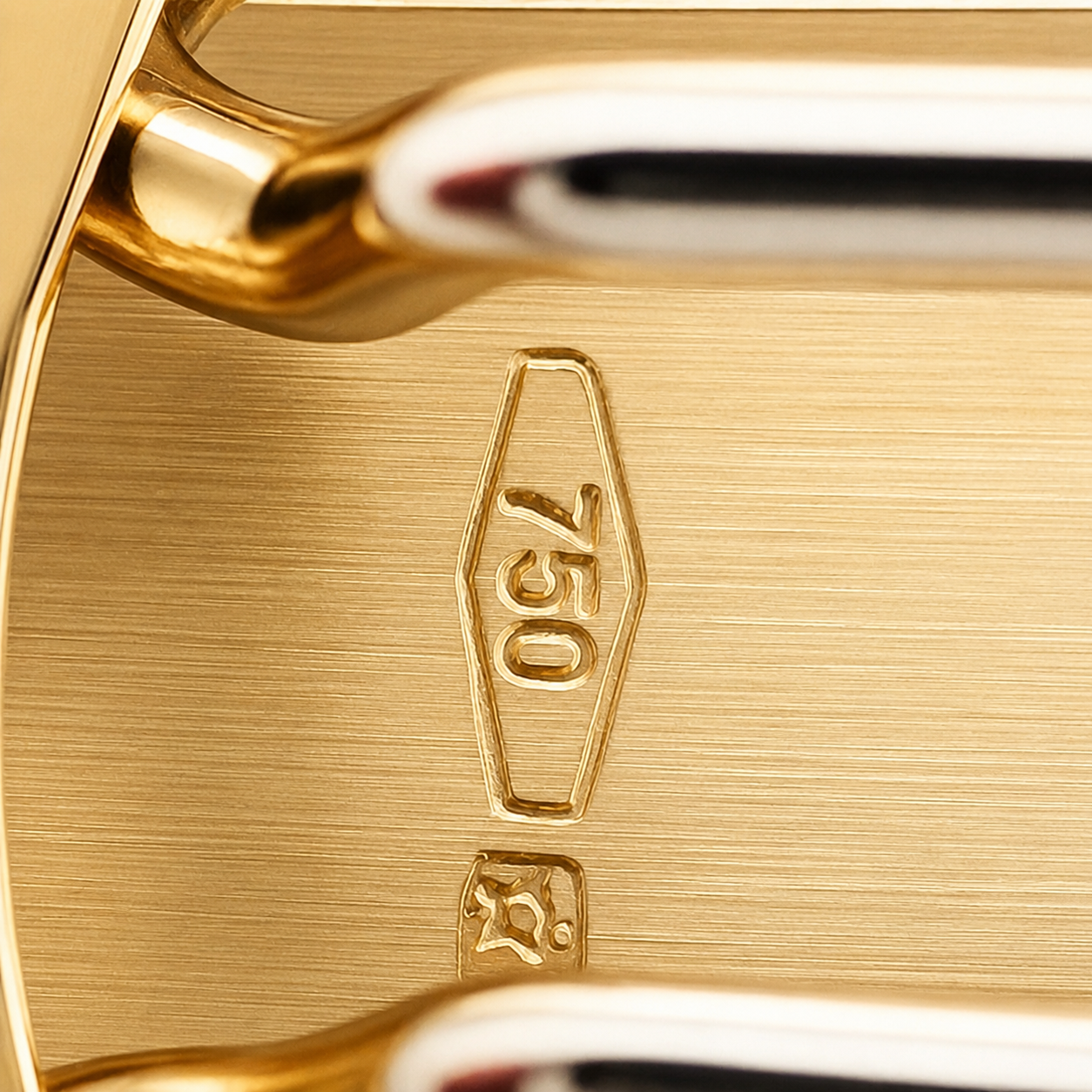 18 carati Oro giallo, Copri Bottoni - MAde in Italy