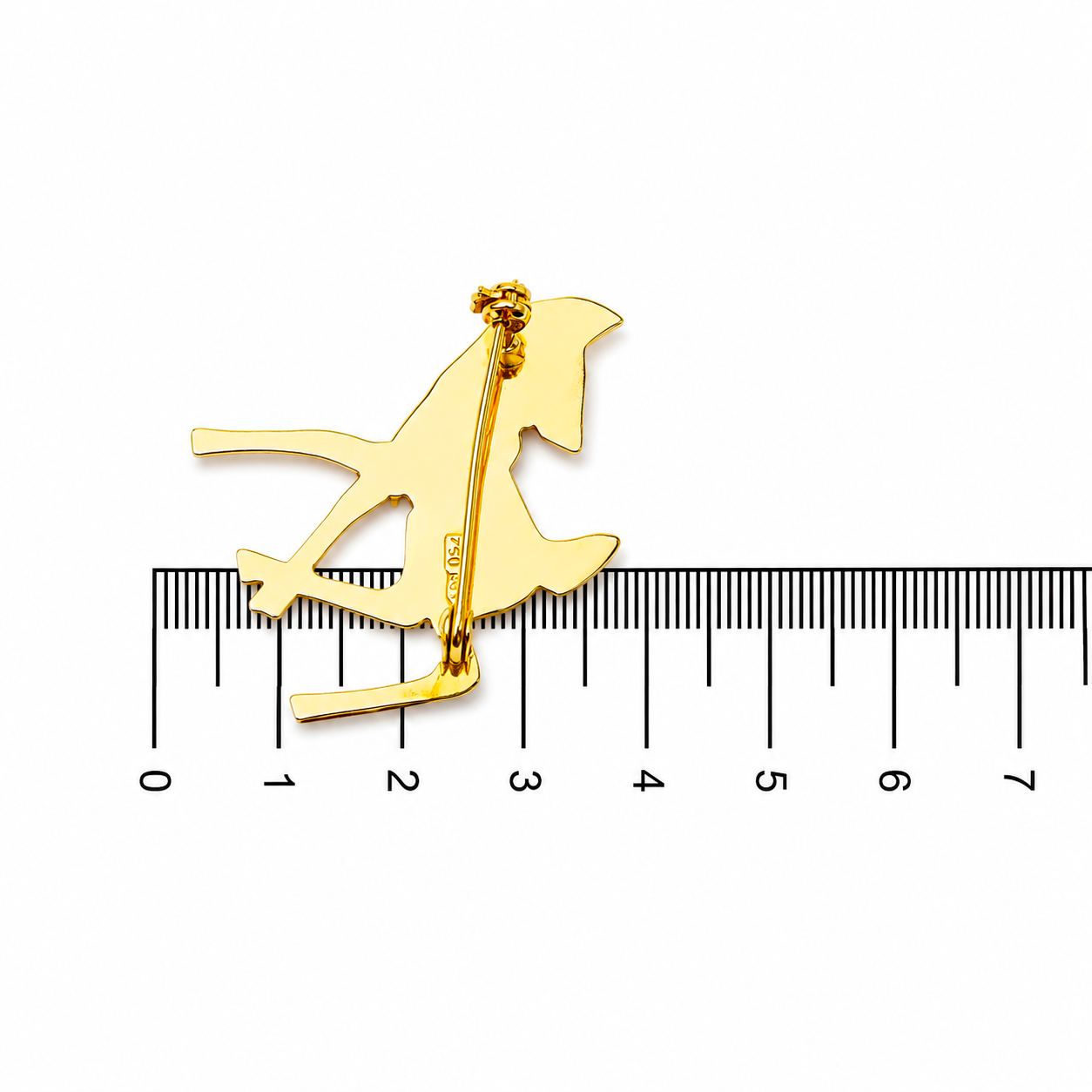 Spilla - 18 carati Oro giallo - Made in Italy - Handmade