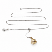 Collana con ciondolo - 18 carati Oro bianco, Oro giallo - Made in Italy