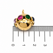 Ciondolo - 18 carati Oro giallo - Made in Italy - Habdmade