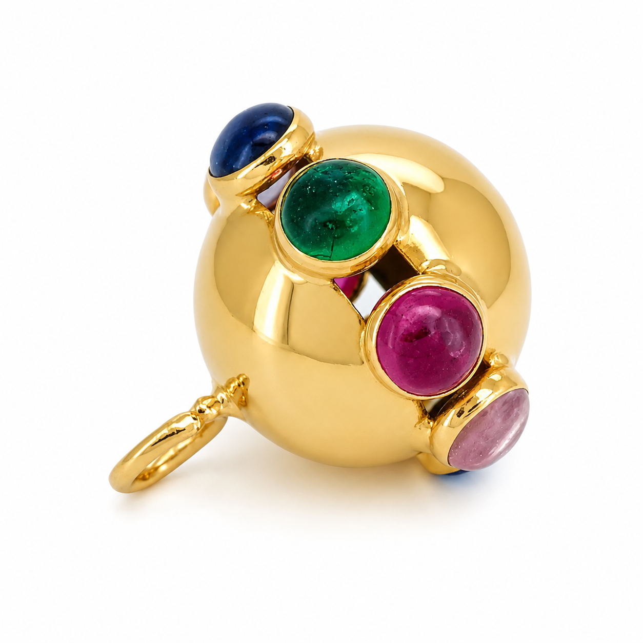 Ciondolo - 18 carati Oro giallo - Made in Italy - Habdmade