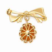 Spilla - 18 carati Oro giallo - Made in Italy - Handmade