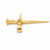 Ciondolo - 18 carati Oro giallo - 0.06ct. tw. Diamante (Naturale) - Made in Italy