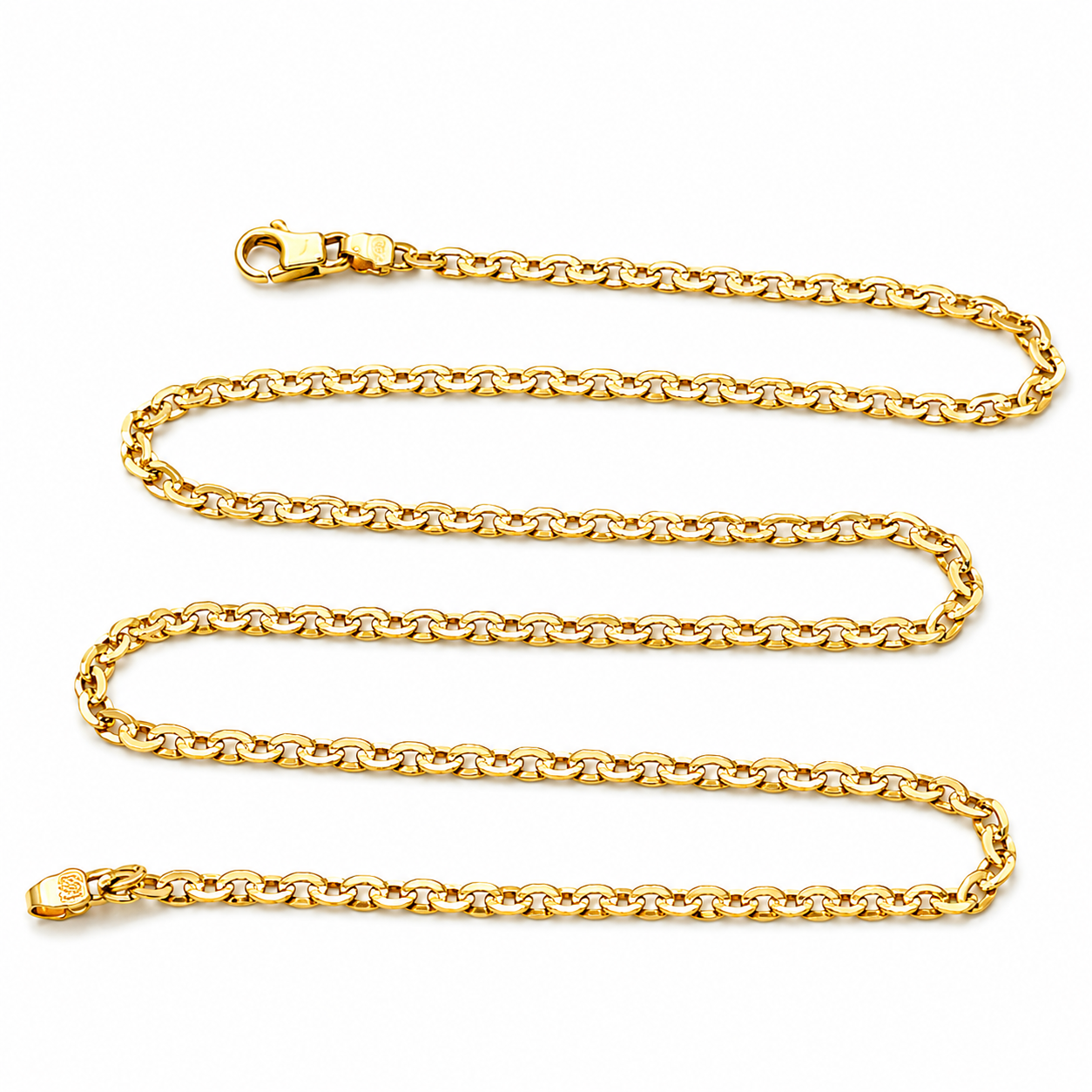 Collana - 18 carati Oro giallo - Made in Italy - Handmade
