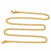 Collana - 18 carati Oro giallo - Made in Italy - Handmade