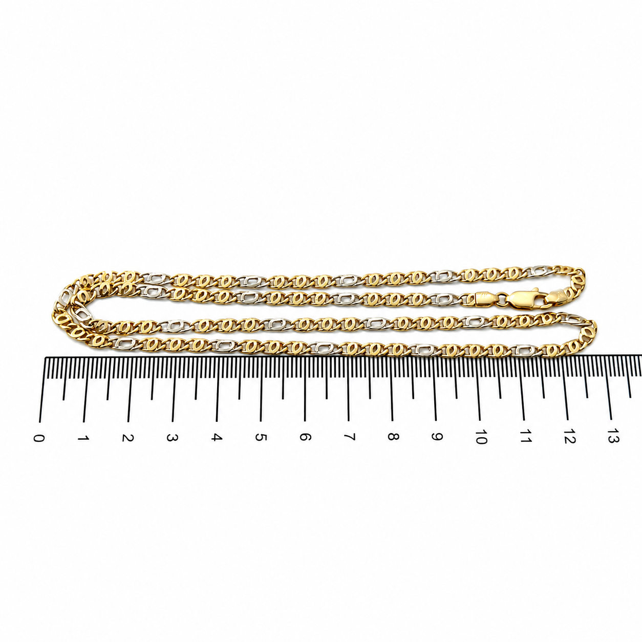 Collana - 18 carati Oro giallo, Oro bianco - Made in Italy - Handmade