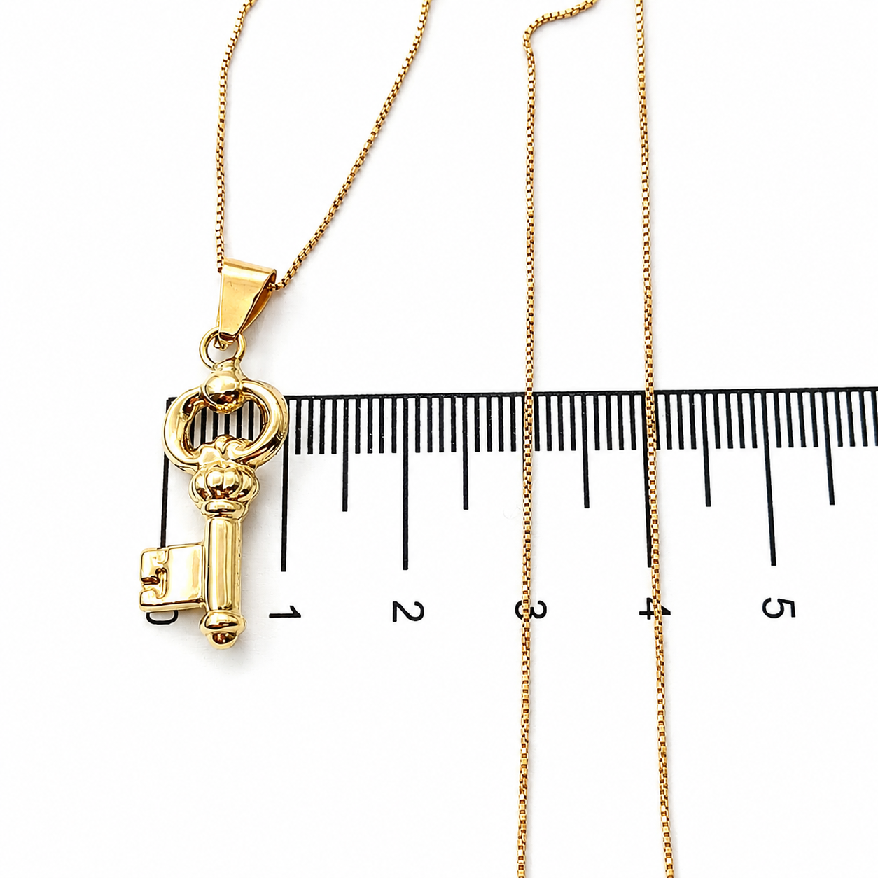 Collana con ciondolo - 18 carati Oro giallo - Made in Italy - Handmade