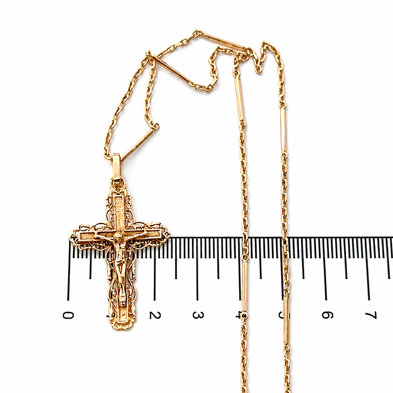 Collana con ciondolo - 18 carati Oro giallo - Made in Italy - Handmade