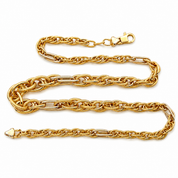 Collana - 18 carati Oro giallo - Made in Italy - Handmade