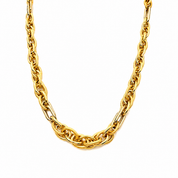 Collana - 18 carati Oro giallo - Made in Italy - Handmade
