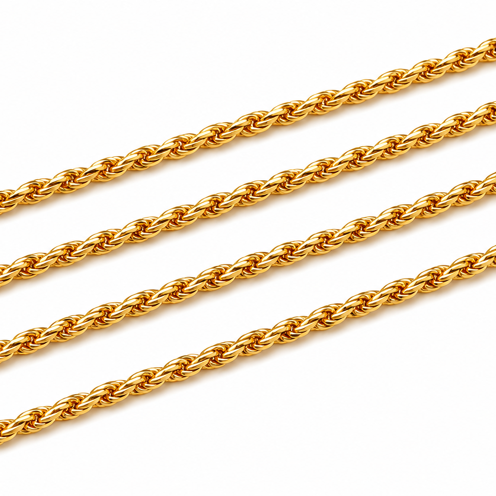 Collana - 18 carati Oro giallo - Made in Italy - Handmade