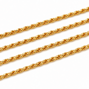 Collana - 18 carati Oro giallo - Made in Italy - Handmade