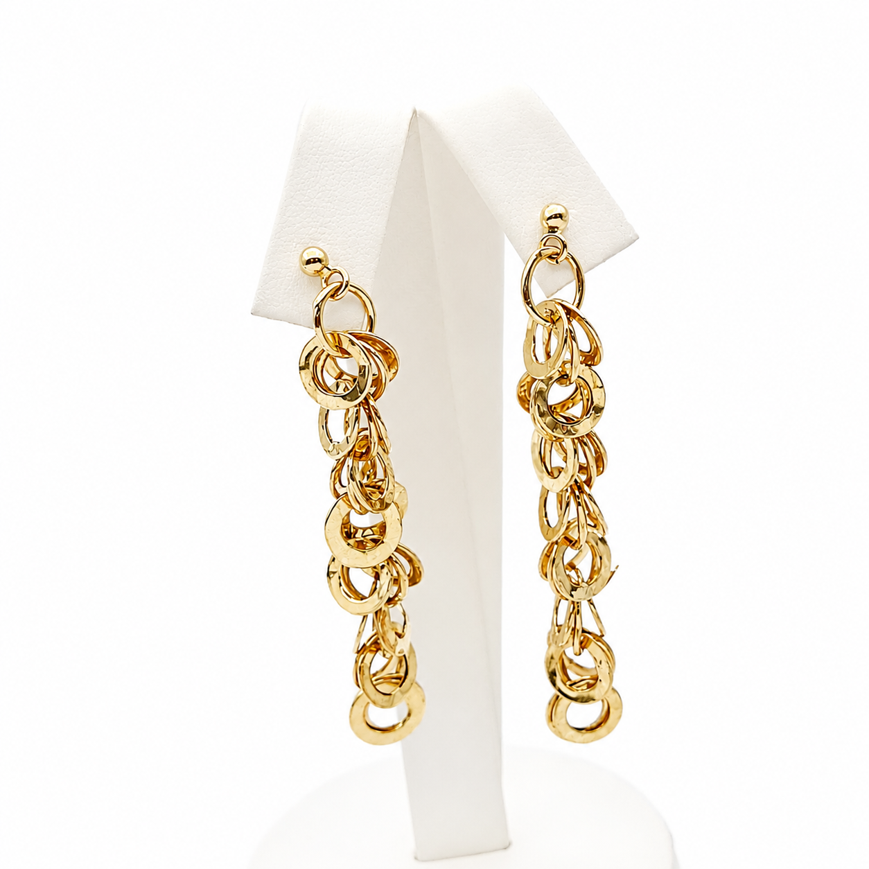 Orecchini - 18 carati Oro giallo - Made in Italy - Handmade